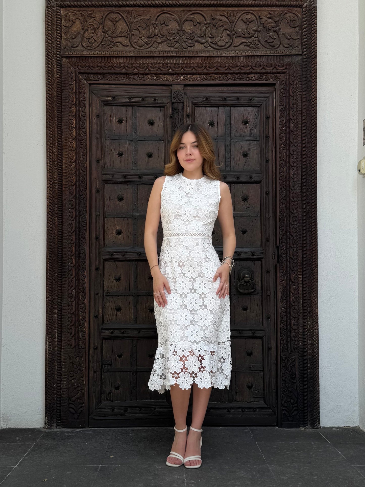 Vestido Midi Blanco