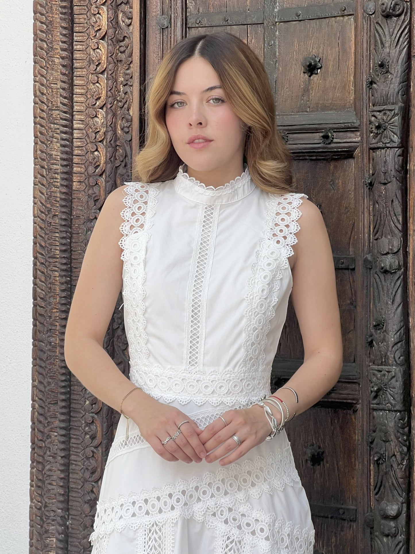 Vestido Midi blanco