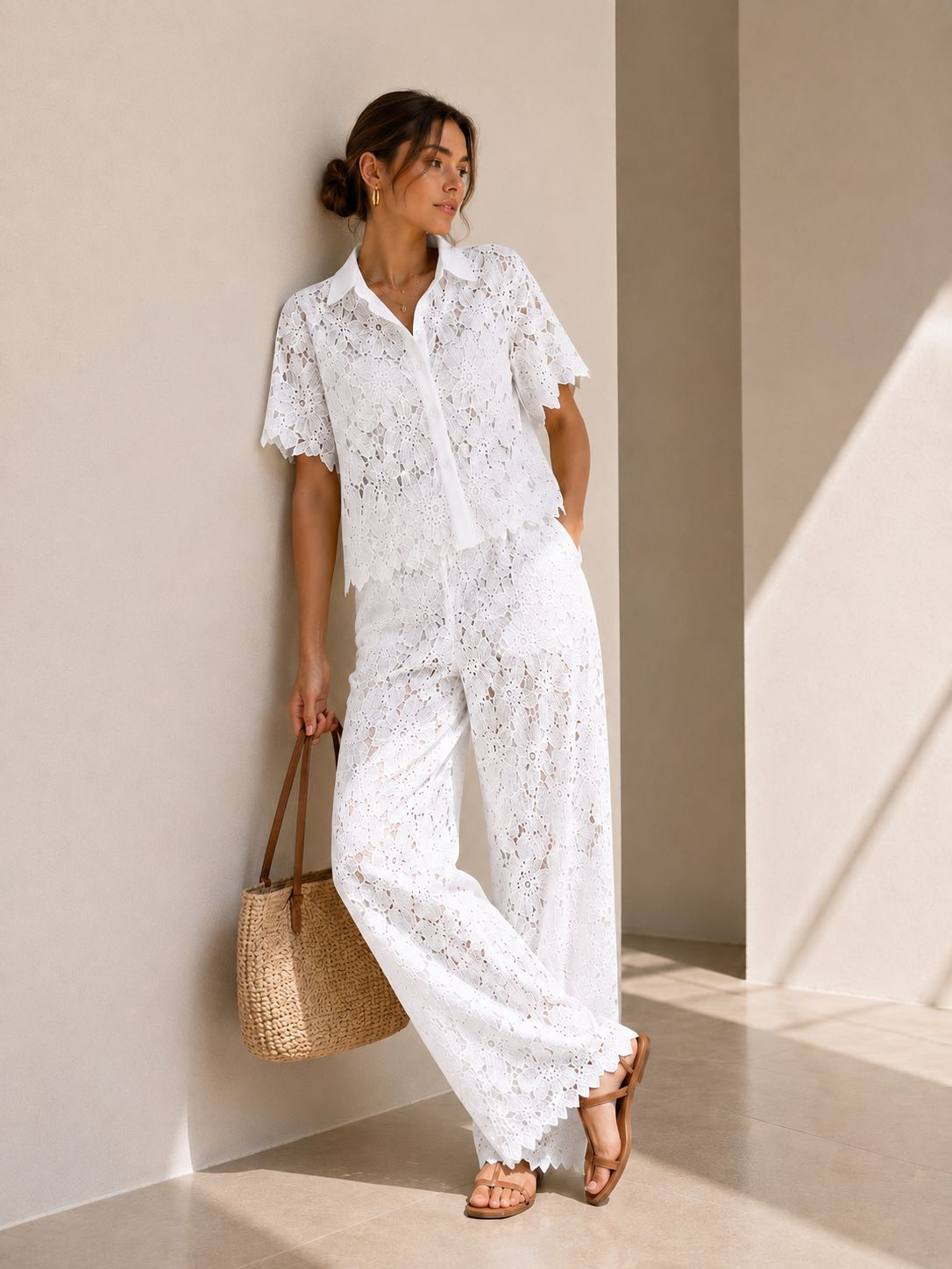 Set pantalon camisa manga corta - set pantalon